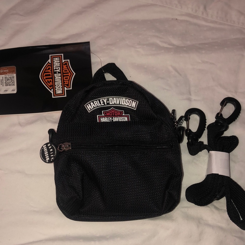 Mini Harley Davidson Crossbody Backpack with Strap